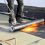 Waterproofing flat roof with bitumen sealing membranes